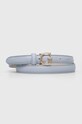 Guess curea de piele albastru BW9119.P4220