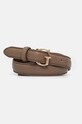Δερμάτινη ζώνη Guess μπεζ BW9119.P4220