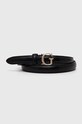 Kožený pásek Guess černá BW9119.P4220