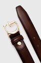 Δερμάτινη ζώνη Guess BW9118.P4230 καφέ SS25