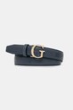 Кожаный ремень Guess голубой BW9118.P4230
