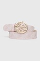 Guess pasek EMERA imitacja skóry licowej różowy BW9105.P4235