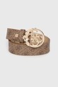 Колан Guess EMERA изкуствена кожа бежов BW9105.P4235