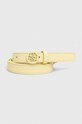Guess pasek IWONA imitacja skóry licowej żółty BW9107.P4220