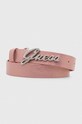 Ремень Guess имитация натуральной кожи розовый W4GZ20.WFT30
