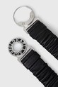 Δερμάτινη ζώνη Karl Lagerfeld 241W3103 μαύρο SS24