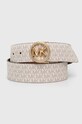 MICHAEL Michael Kors pasek skórzany dwustronny beżowy 559033