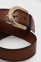 Kožený pásek MICHAEL Michael Kors 559058 hnědá AW24