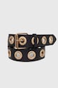 AllSaints cintura finta pelle fiore nero 29AS300731