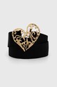 Desigual pasek HEART czarny 24SARA01