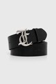 Шкіряний ремінь Juicy Couture чорний WIJJ94127WL7
