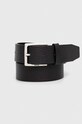 Kožený pásek BOSS černá 50512758