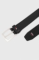 Tommy Hilfiger pasek skórzany AM0AM12054 czarny SS24