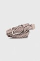 Tommy Hilfiger pasek zamszowy szary AM0AM12067