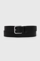 Tommy Jeans curea de piele negru AM0AM12044