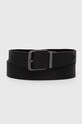 Calvin Klein Jeans pasek skórzany dwustronny czarny K50K511419