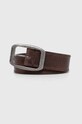 Pepe Jeans curea de piele Planet friendly maro PM021018