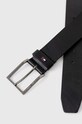 Tommy Hilfiger pasek skórzany AM0AM12299 czarny SS24
