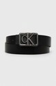 Двусторонний ремень Calvin Klein Jeans имитация натуральной кожи чёрный K50K511820