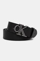 Usnjen pas Calvin Klein Jeans črna K50K511831