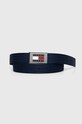 Tommy Jeans pasek Planet friendly granatowy AM0AM12342