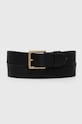 Levi's pasek skórzany czarny D7725.0001
