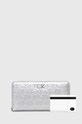 Calvin Klein portfel srebrny K60K611573