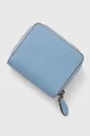 Шкіряний гаманець Polo Ralph Lauren блакитний