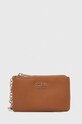 Guess portfel MERIDIAN imitacja skóry licowej brązowy SWBG87.78340