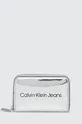 srebrny Calvin Klein Jeans portfel Damski