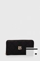 Dkny portfel skórzany czarny R411BB84