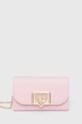Τσάντα Chiara Ferragni απομίμηση λείου δέρματος ροζ 76SB4BBE