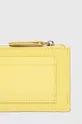 Kožená peňaženka Twinset žltá