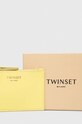 Akcesoria Twinset portfel skórzany 241TB7401 żółty