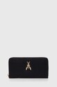 Patrizia Pepe portofel de piele piele negru 8Q0020.L001