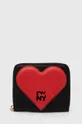 μαύρο Δερμάτινο πορτοφόλι DKNY HEART OF NY Γυναικεία