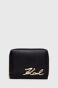 Karl Lagerfeld portofel imitatie de piele negru 240W3202