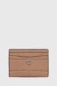 Coach portafoglio pelle fiore beige CP445