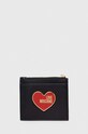 Peňaženka Love Moschino vzorovaný čierna JC5626PP1I