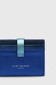 Akcesoria Kurt Geiger London etui na karty skórzane 458686109 niebieski