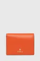 oranžna Usnjena denarnica Furla Ženski