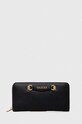 Guess portfel EMERA imitacja skóry licowej czarny SWVA92.21460