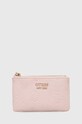 Guess portfel JENA imitacja skóry licowej różowy SWPG92.20340