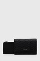 Peněženka Calvin Klein imitace kůže černá K60K611775