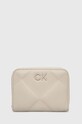Calvin Klein portfel imitacja skóry licowej beżowy K60K611783