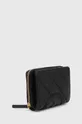 Kožená peňaženka Tory Burch Fleming Soft Bi-fold čierna