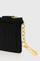 Kožená peňaženka Lauren Ralph Lauren čierna