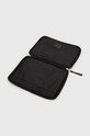 Kožna torba za laptop AllSaints Saff Lea crna WR711Z