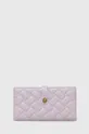 vijolična Usnjena denarnica Kurt Geiger London Ženski
