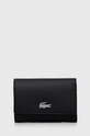 Гаманець Lacoste імітація лицьової шкіри чорний NF4190AA